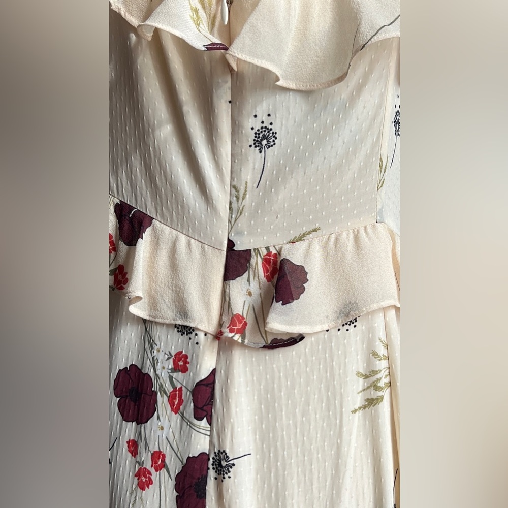 JOIE NWT Joie Cassiel Floral Ruffle Maxi Dress 6 - Picture 14 of 16